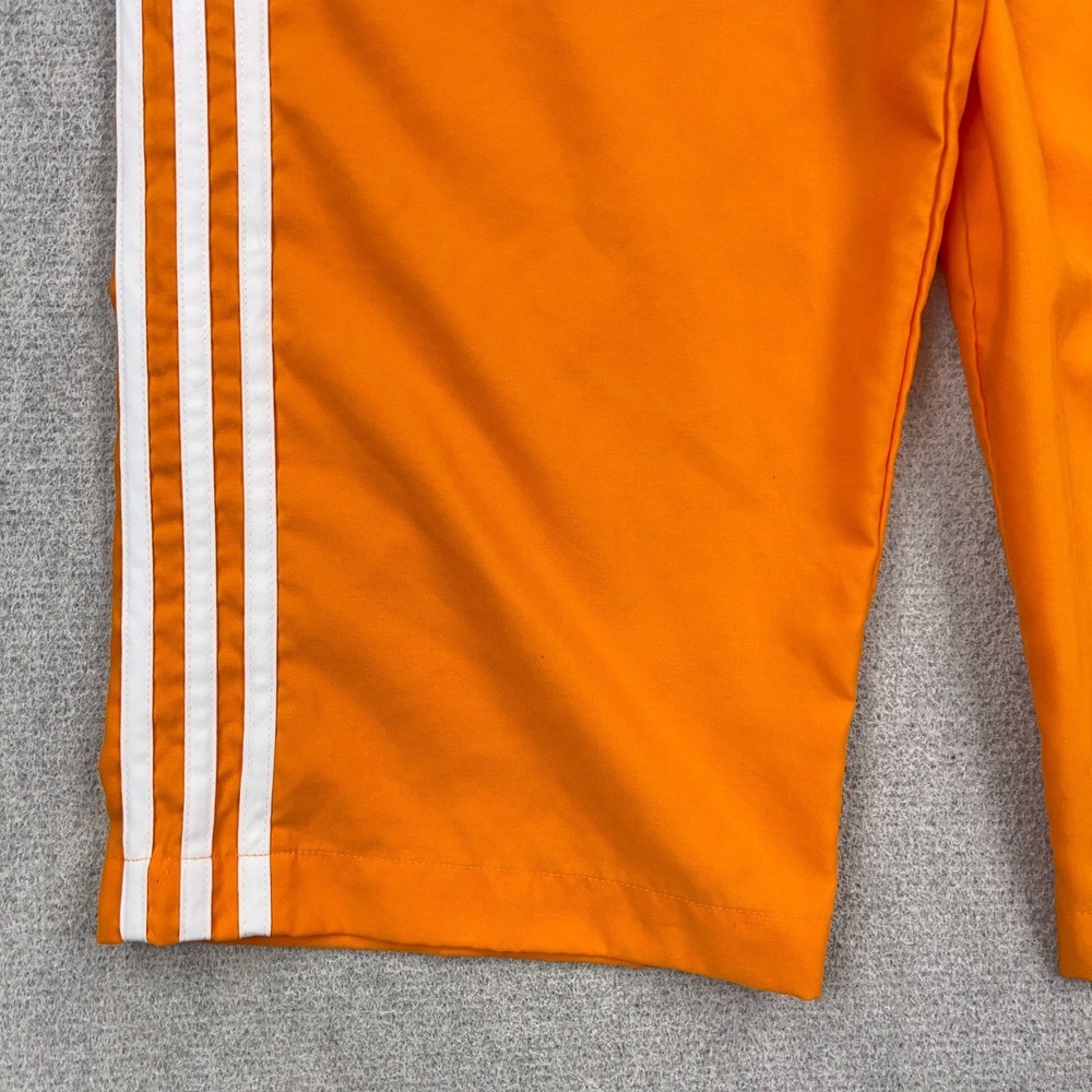 Vintage Adidas Pants Women Medium Tennessee Orange Cropped Baggy Y2K 2000s - Picture 5 of 14
